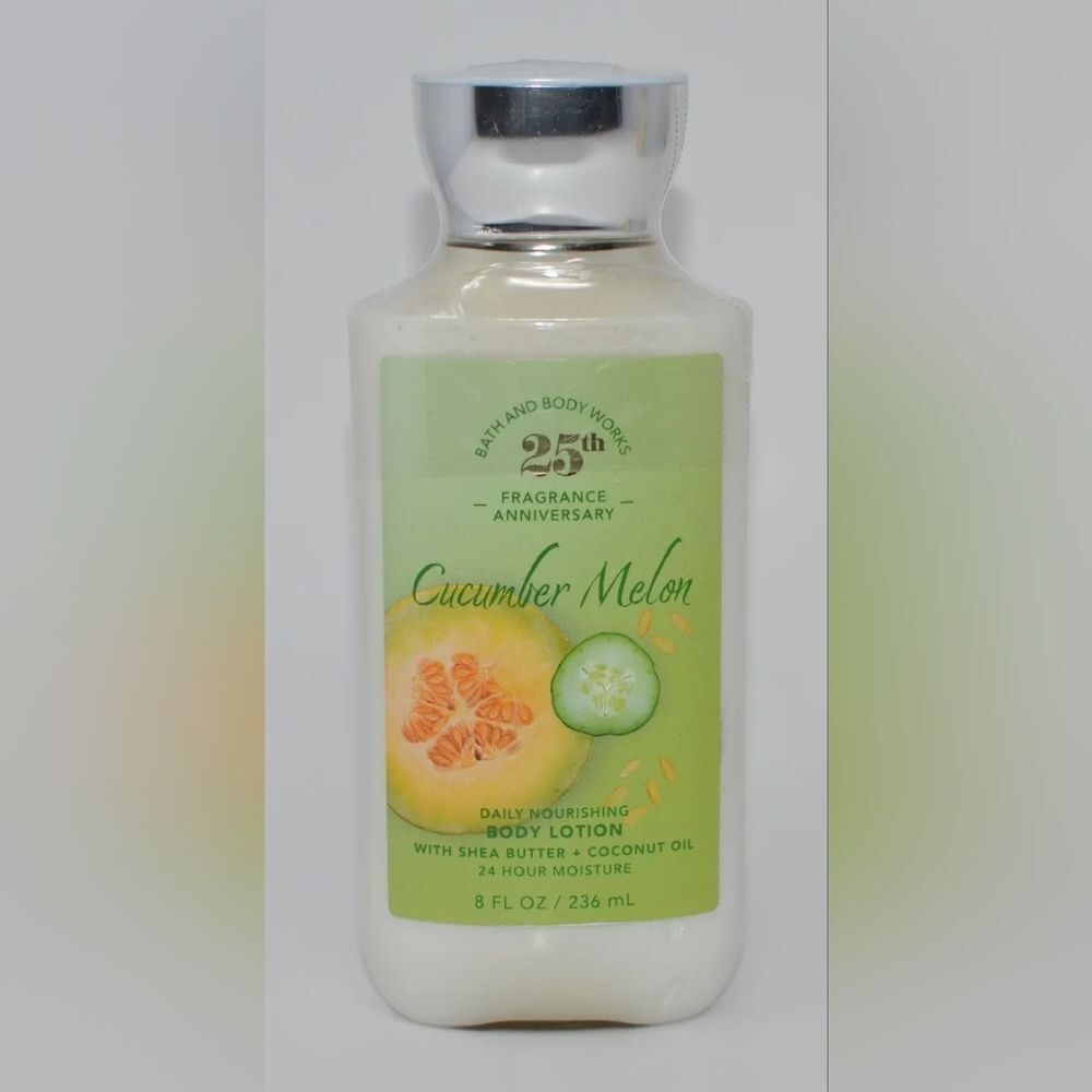 Bundle Bath & Body Works Cucumber Melon Body Lotion & Shae Butter Cleansing Bar